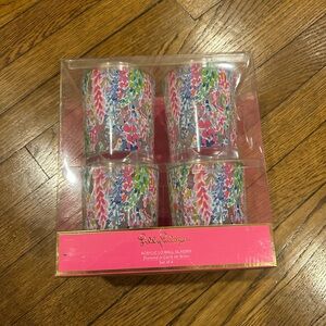 Lilly Pulitzer Acrylic Lo-Ball Glasses